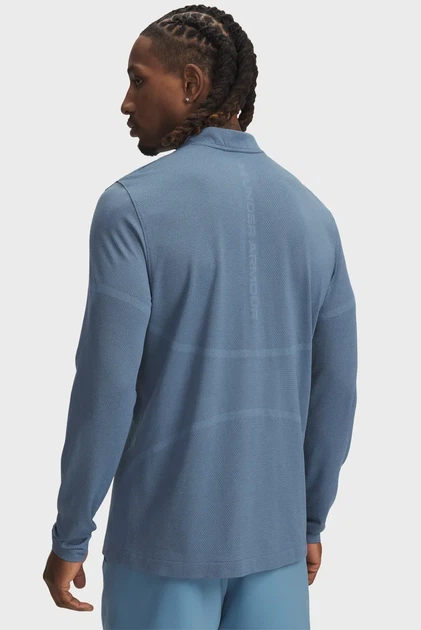 Чоловіча синя спортивна кофта Vanish Elite Seamless 1/4 Zp Under Armour XL 1382798-418 - Фото 2 Чоловіча синя спортивна кофта Vanish Elite Seamless 1/4 Zp Under Armour XL 1382798-418 - зображення 2