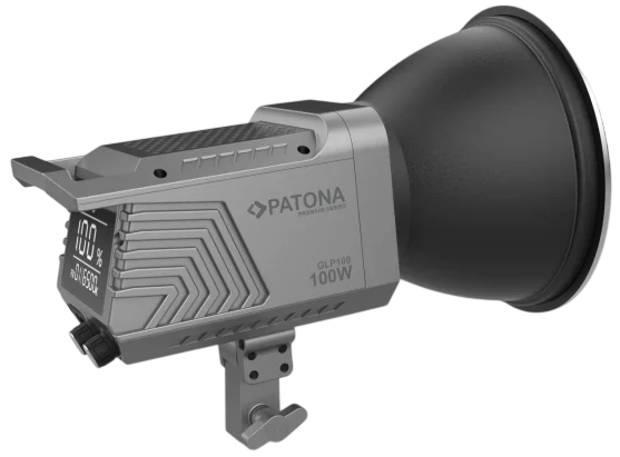 Студійне світло LED RGB COB PATONA Premium GLP100 100 Вт Bowens (4055655261029) - Фото 5 Студійне світло LED RGB COB PATONA Premium GLP100 100 Вт Bowens (4055655261029) - зображення 5