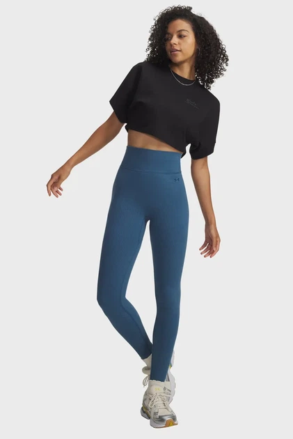 Женские синие тайтсы Seamless Cotton Legging Under Armour S 6010166-498 - Фото 2 Женские синие тайтсы Seamless Cotton Legging Under Armour S 6010166-498 - изображение 2