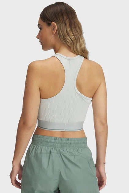 Жіночий м'ятний топ UA Meridian Rib Branded Tank Under Armour M 1389641-377 - Фото 2 Жіночий м'ятний топ UA Meridian Rib Branded Tank Under Armour M 1389641-377 - зображення 2