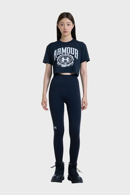 Жіночі чорні тайтси UA Train Seamless Legging Under Armour XL 1381662-001 - Фото 4 Жіночі чорні тайтси UA Train Seamless Legging Under Armour XL 1381662-001 - зображення 4