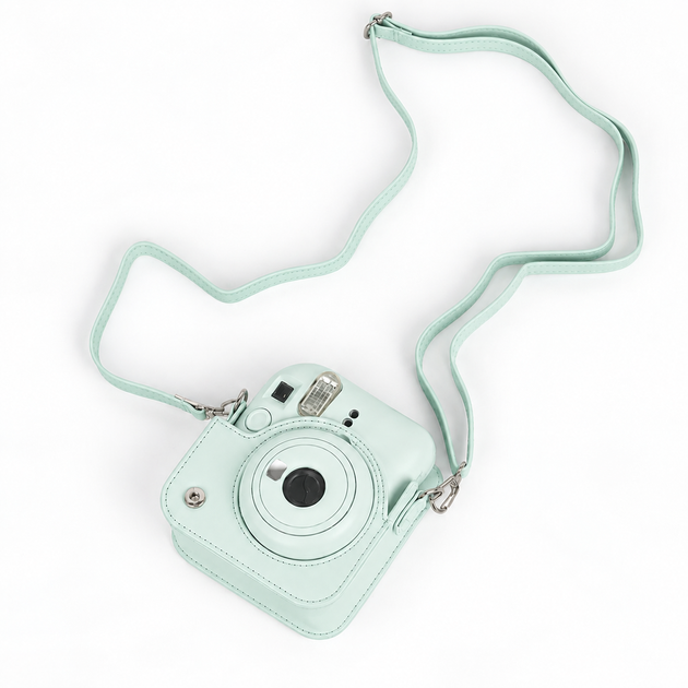 Чехол для фотоаппарата Fujifilm Instax Mini 13/12/11/9 Mint + салфетка из микрофибры (mrk5727) - Фото 4 Чехол для фотоаппарата Fujifilm Instax Mini 13/12/11/9 Mint + салфетка из микрофибры (mrk5727) - изображение 4