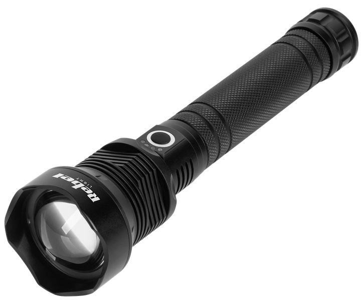 Ручной аккумуляторный фонарь Rebel Light 20 Вт 1857 лм 800 м с зумом USB-C (URZ0942-1) - изображение 2