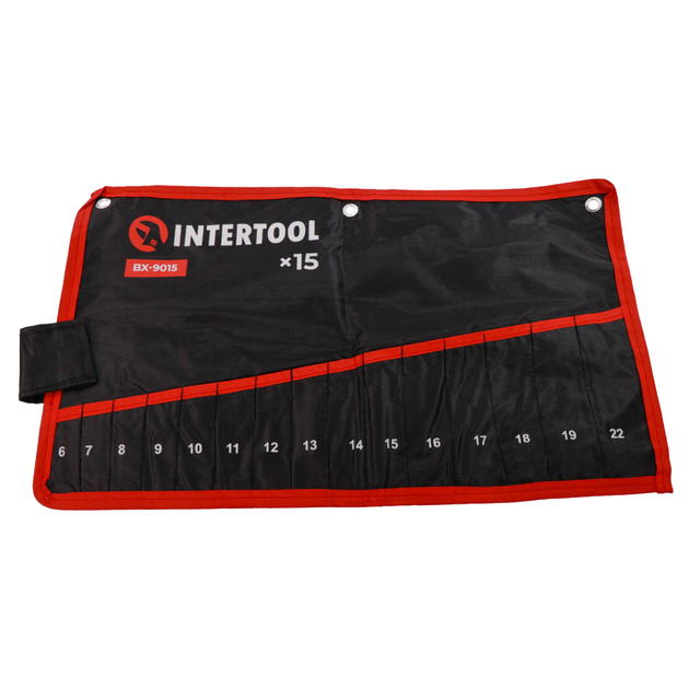Чохол-органайзер INTERTOOL BX-9015 для 15 ключів - зображення 2