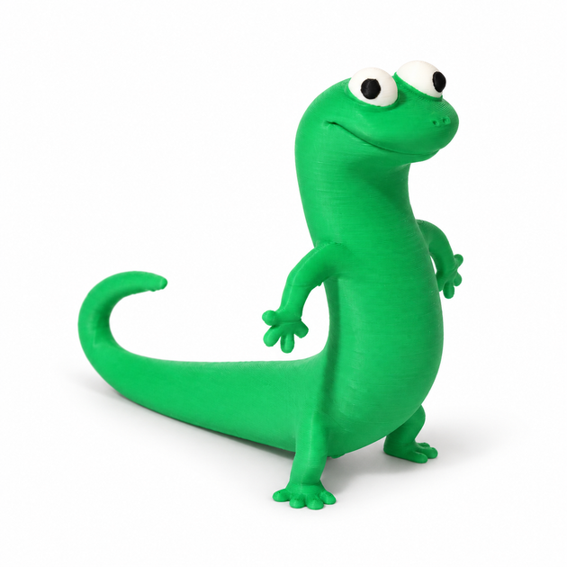 Іграшка Ящірка Том з мультфільму Стрибунці. 3D-Іграшка Lizard Tom Chill from Hoppers. - зображення 3