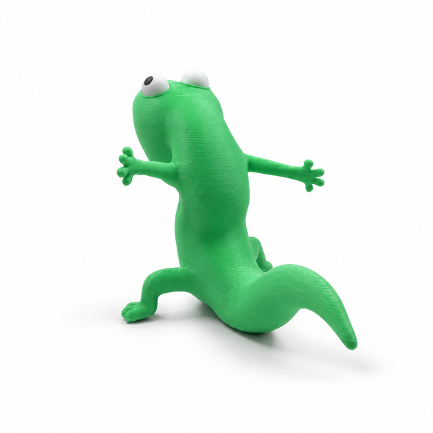 Іграшка Ящірка Том що кричить, з мультфільму Стрибунці. 3D-Іграшка Lizard Tom Сurious from Hoppers. - зображення 6