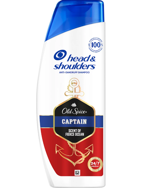 Шампунь Head&Shoulders Old Spice Captain проти лупи 400 мл