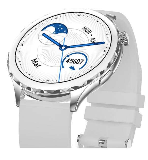 Женские смарт-часы Smart Watch Silver, измерение пульса, 10 спортивных режимов, белые - Фото 8 Женские смарт-часы Smart Watch Silver, измерение пульса, 10 спортивных режимов, белые - изображение 8