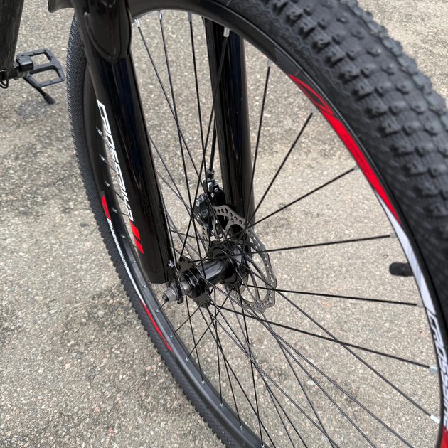 Велосипед CrossBike 29" Pacific 2025 Рама 19" black-red - зображення 4
