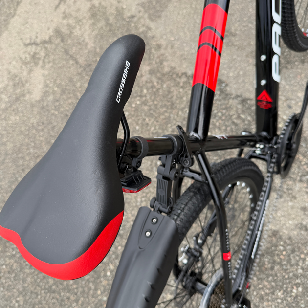 Велосипед CrossBike 29" Pacific 2025 Рама 19" black-red - зображення 6