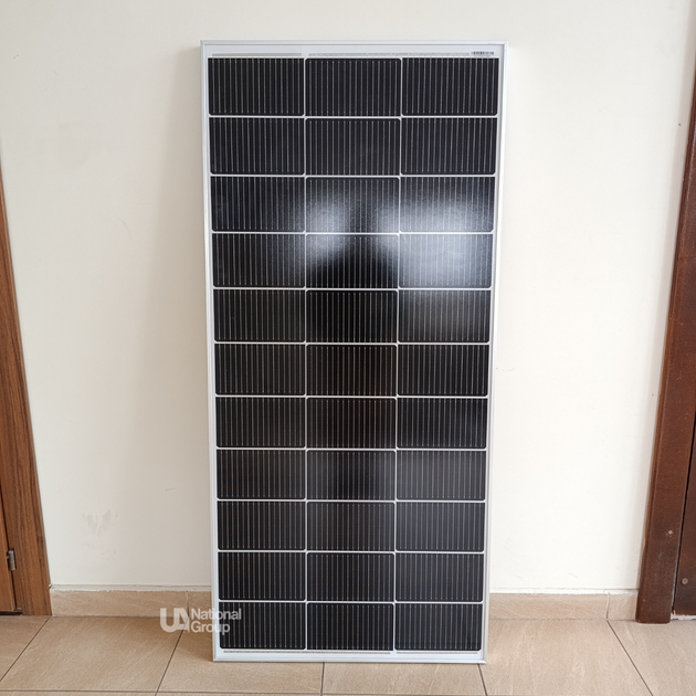 Сонячна панель монокристалічна портативна 150Вт Solar Panel, мобільна сонячна батарея з ламінованим склом для дому, дачі, кемпінгу, авто, автономного електропостачання і зарядки акумуляторів, HI-150W - зображення 2