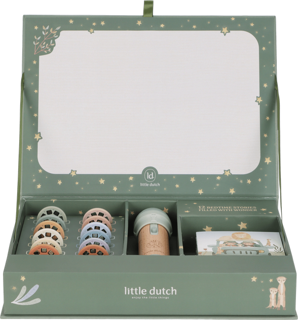 Latarka Little Dutch Bedtime Stories Projektor z bajkami (8713291774902) - obraz 3