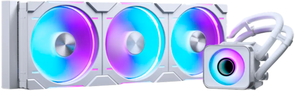 Система жидкостного охлаждения Phanteks Glacier One Glacier One 420D30 X2 RGB White (PH-GO420D30_DWT02) - Фото 1 Система жидкостного охлаждения Phanteks Glacier One Glacier One 420D30 X2 RGB White (PH-GO420D30_DWT02) - изображение 1