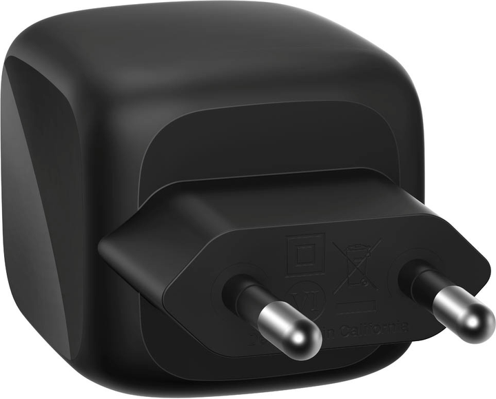 Ładowarka sieciowa Belkin 50W 2 x USB-C GAN PD PPS Black (WCH019KQBK) - obraz 3