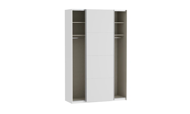 Шкаф-купе 1,5 м 2д Fittio FTIS72461 белый глянец - изображение 3