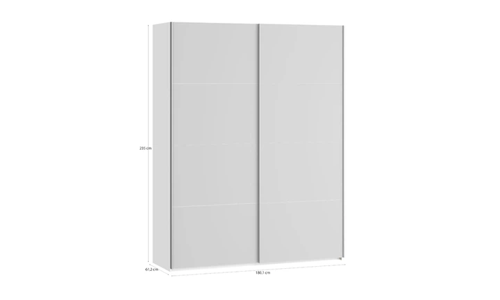 Шкаф-купе 1,8 м 2д Fittio FTIS02461 белый глянец - изображение 3