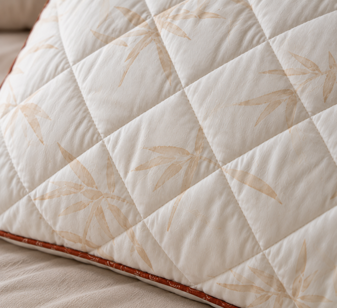 Подушка Bio Cotton50×70 см із бамбуковим волокном молочна - Фото 5 Подушка Bio Cotton50×70 см із бамбуковим волокном молочна - изображение 5