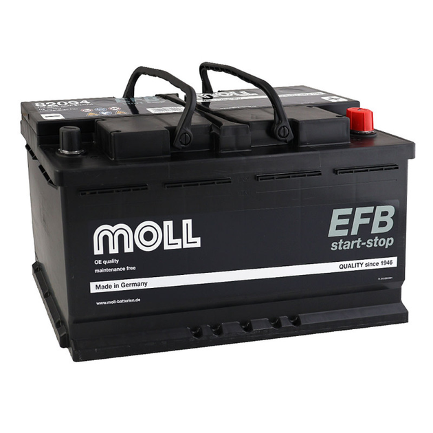 Автомобильный аккумулятор MOLL X-Tra Charge 75Ah 720A R+ 84075 - изображение 6