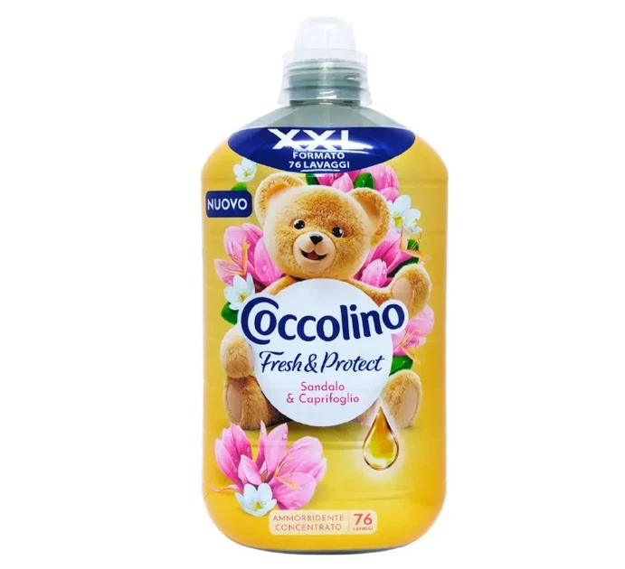 Концентрований кондиціонер для білизни Coccolino Sandalo 76 прань 1,75 л