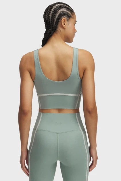 Жіночий м'ятний топ Meridian Piped Crop Tank Under Armour XS 6003529-348 - Фото 2 Жіночий м'ятний топ Meridian Piped Crop Tank Under Armour XS 6003529-348 - изображение 2