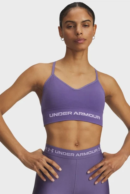 Жіночий фіолетовий топ Vanish Seamless Low Bra-PPL Under Armour XL 1384417-520 - Фото 1 Жіночий фіолетовий топ Vanish Seamless Low Bra-PPL Under Armour XL 1384417-520 - изображение 1