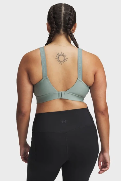 Жіночий м'ятний топ UA Infinity Mid 2.0 Bra Under Armour XS D-DD 1384123-348 - Фото 4 Жіночий м'ятний топ UA Infinity Mid 2.0 Bra Under Armour XS D-DD 1384123-348 - зображення 4