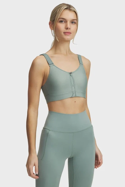 Жіночий м'ятний топ UA Infinity High Zip 2.0 Bra Under Armour XS D-DD 1384118-348 - Фото 1 Жіночий м'ятний топ UA Infinity High Zip 2.0 Bra Under Armour XS D-DD 1384118-348 - изображение 1