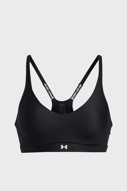 Жіночий чорний топ UA Infinity Low 2.0Strap Bra Under Armour XL A-C 1384126-001 - изображение 3