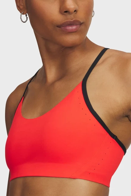 Жіночий червоний топ UA Halo Bonded Bra Under Armour XS 6009068-713 - изображение 8