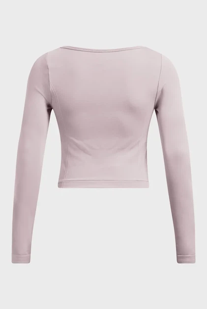 Жіночий пудровий лонгслів UA Vanish Seamless LS Under Armour L 1379150-015 - Фото 6 Жіночий пудровий лонгслів UA Vanish Seamless LS Under Armour L 1379150-015 - зображення 6