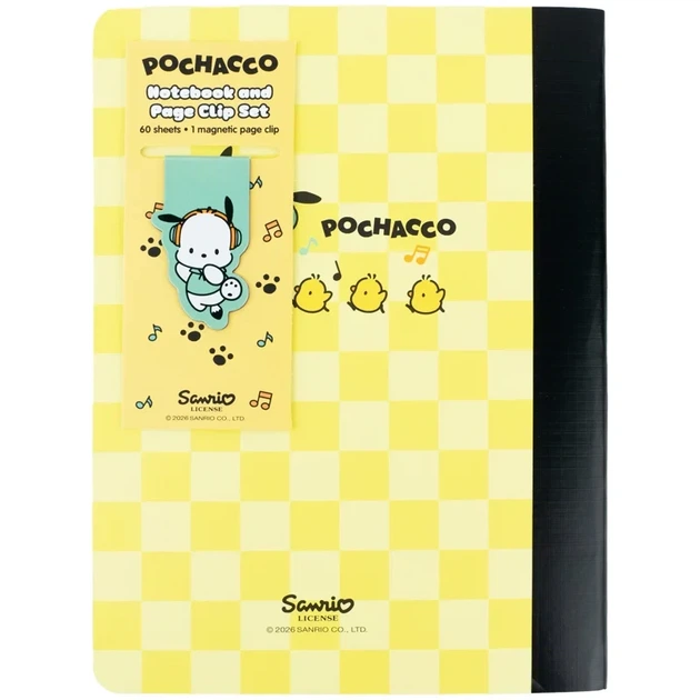 Блокнот з магнітною закладкою Kite Pochacco PC26-192, А5, 60 аркушів, клітинка - зображення 2