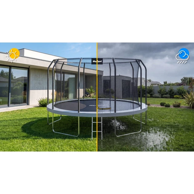 Батут Rebel Active PRO RBA-8001 диаметр 244 см с защитной сеткой и лестницей (5901890133029) - Фото 11 Батут Rebel Active PRO RBA-8001 диаметр 244 см с защитной сеткой и лестницей (5901890133029) - изображение 11