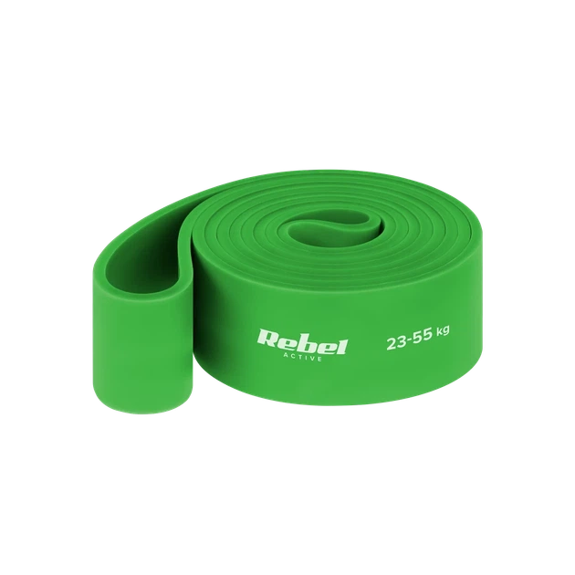 Стрічка еластична TPE REBEL Power Band PT-5 Green 23-55 kg (RBA-3001-5) - Фото 1 Стрічка еластична TPE REBEL Power Band PT-5 Green 23-55 kg (RBA-3001-5) - зображення 1