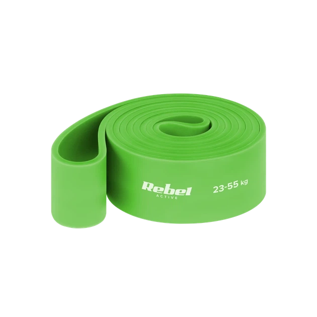 Еспандер латексовий REBEL Power Band PL-5 Green 23-55 kg (RBA-3000-5) - Фото 1 Еспандер латексовий REBEL Power Band PL-5 Green 23-55 kg (RBA-3000-5) - зображення 1