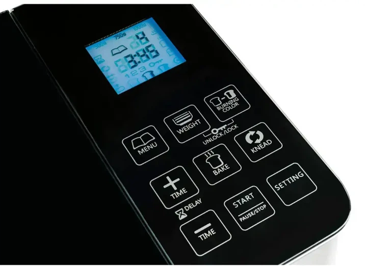 Хлебопечка Mio Star Bread Maker 1000 автоматическая 600 Вт 22 программы до 1 кг замешивание теста сенсорное управление отсрочка старта 13 часов поддержание тепла дисплей - изображение 10