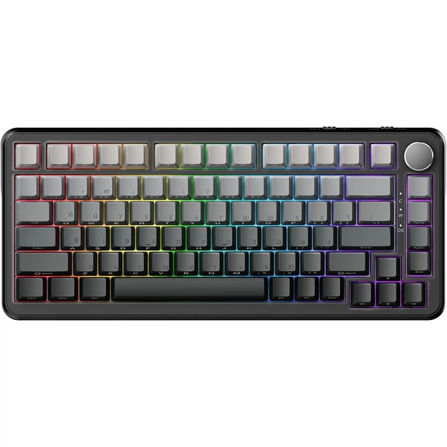 Клавіатура Ajazz AK820 Max Magnetic Switch RGB Gradient Black (AK820MAX-M-S-GG) - Фото 1 Клавіатура Ajazz AK820 Max Magnetic Switch RGB Gradient Black (AK820MAX-M-S-GG) - зображення 1