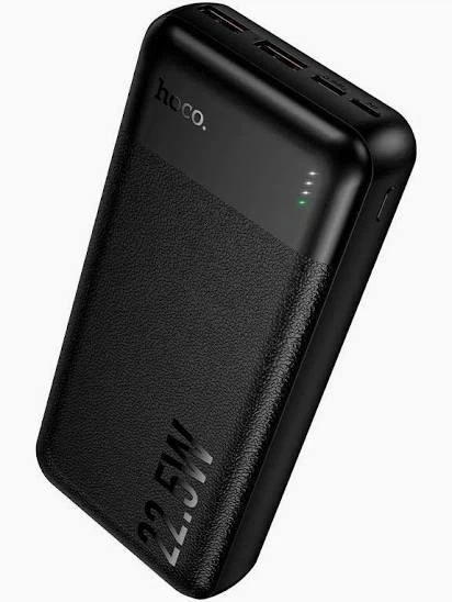 Повербанк Hoco J159A Essence 20000mAh 22.5W, 20000mAh, швидка зарядка PD20W/22.5W, зовнішній акумулятор - Фото 5 Повербанк Hoco J159A Essence 20000mAh 22.5W, 20000mAh, швидка зарядка PD20W/22.5W, зовнішній акумулятор - зображення 5
