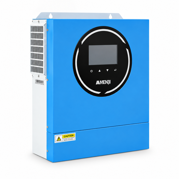 Гибридный солнечный инвертор on-grid Anenji 5 кВт (5000w) 48V, чистая синусоида, MPPT 100А, Wi-Fi, ИБП, с поддержкой LiFePO4 и BMS - изображение 2