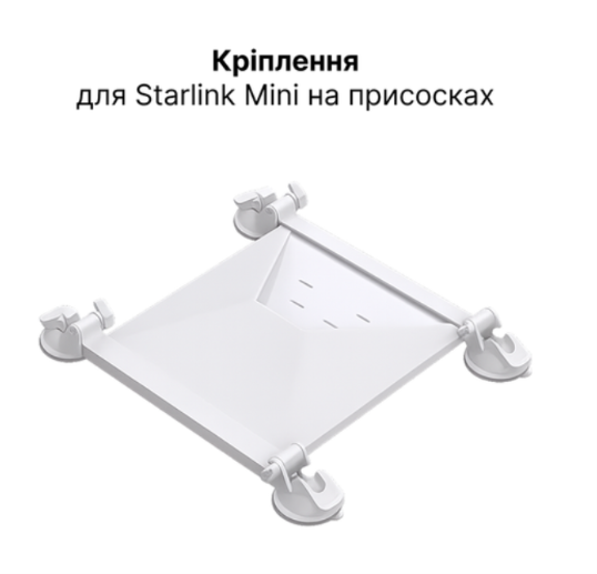 Автомобильное крепление для Starlink Mini на присосках – держатель Старлинк Мини на авто - Фото 1 Автомобильное крепление для Starlink Mini на присосках – держатель Старлинк Мини на авто - изображение 1