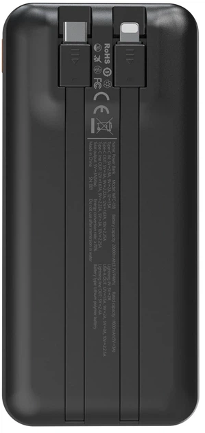 УМБ Wozinsky WFC-15W 20000mAh 22.5W Black (5907769388071) - Фото 4 УМБ Wozinsky WFC-15W 20000mAh 22.5W Black (5907769388071) - зображення 4