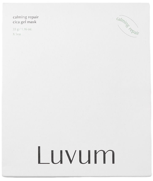 Zestaw maseczek do twarzy Luvum Calming Repair Cica 5x33 g (8809736650044) - Zdjęcie 2 Zestaw maseczek do twarzy Luvum Calming Repair Cica 5x33 g (8809736650044) - obraz 2