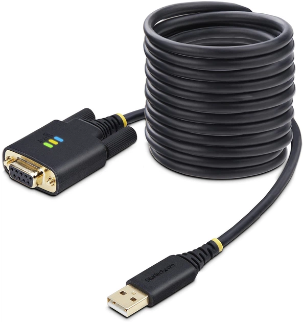 Кабель StarTech USB Type-A - RS-232 3 m Black (1P10FFCN-USB-SERIAL) - Фото 1 Кабель StarTech USB Type-A - RS-232 3 m Black (1P10FFCN-USB-SERIAL) - зображення 1