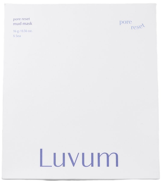Zestaw maseczek do twarzy Luvum Pore Reset oczyszczających 5x16 g (8809736650341) - Zdjęcie 1 Zestaw maseczek do twarzy Luvum Pore Reset oczyszczających 5x16 g (8809736650341) - obraz 1