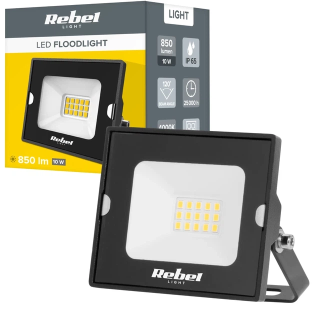 Рефлектор LED прожектор REBEL 10W 4000K 230V (URZ3610) - Фото 4 Рефлектор LED прожектор REBEL 10W 4000K 230V (URZ3610) - изображение 4