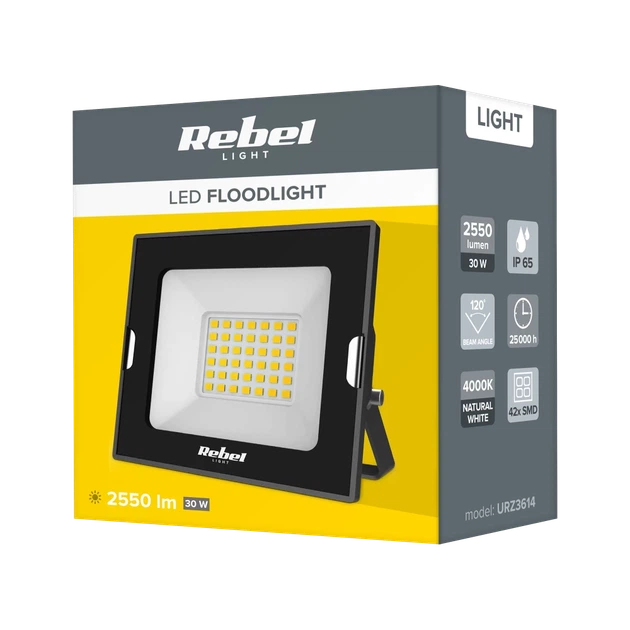 Светодиодный прожектор REBEL 30W 4000K 230V (URZ3614) - изображение 3