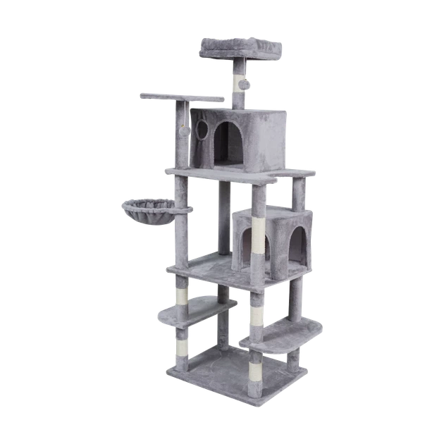 Кігтеточка для котів Rebel 60x49x173 см Gray (5901890130455) - зображення 2