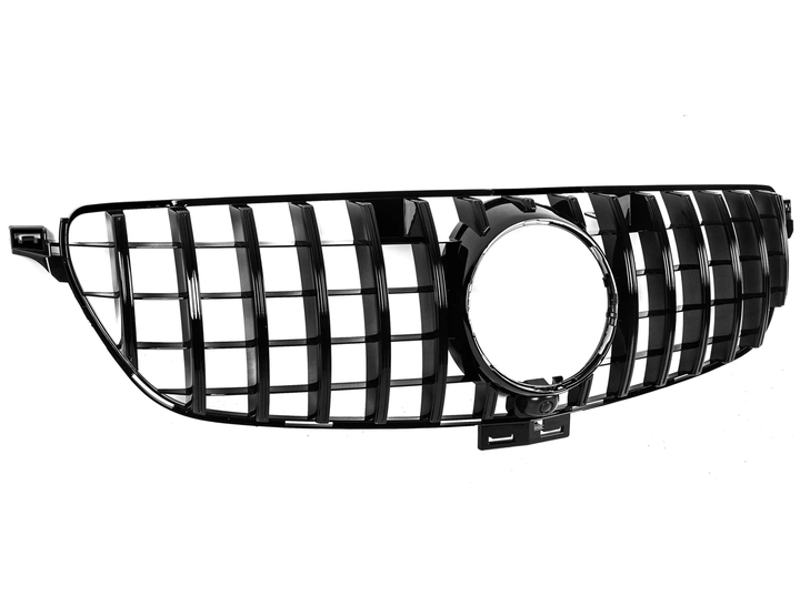 Передня решітка GT Panamericana Black (для GLE) для Mercedes GLE/ML сlass W166 2011-2018 рр - зображення 5