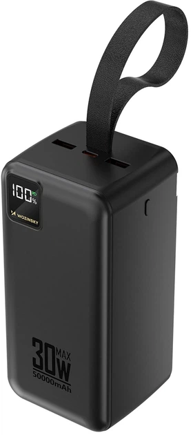 Powerbank Wozinsky Herc 50 50000 mAh 30W Black (5907769388132) - Zdjęcie 3 Powerbank Wozinsky Herc 50 50000 mAh 30W Black (5907769388132) - obraz 3