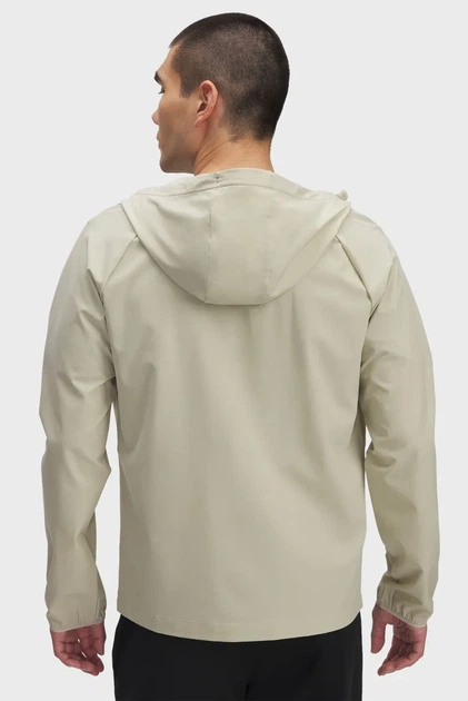 Чоловіча бежева вітровка UA Vibe Woven Jacket Under Armour L 6003001-289 - Фото 3 Чоловіча бежева вітровка UA Vibe Woven Jacket Under Armour L 6003001-289 - зображення 3