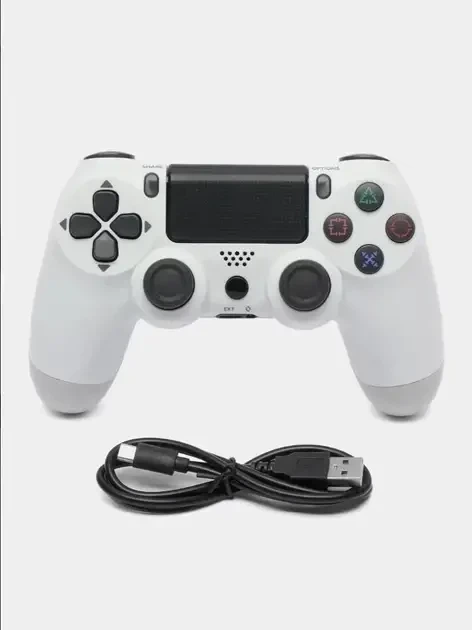 Беспроводной геймпад джойстик DoubleShock 4 Wireless Controller Белый - изображение 3